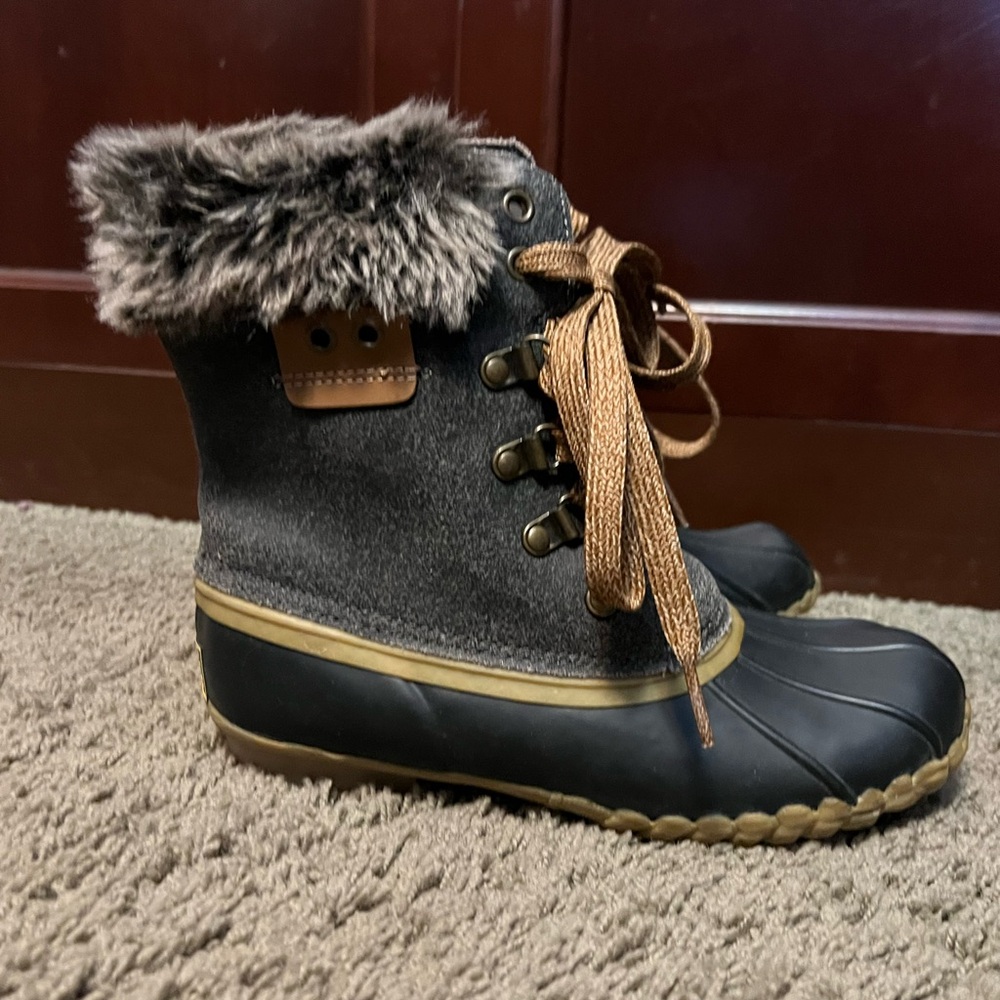 Sporto Women's Winter Boots - Black and Brown